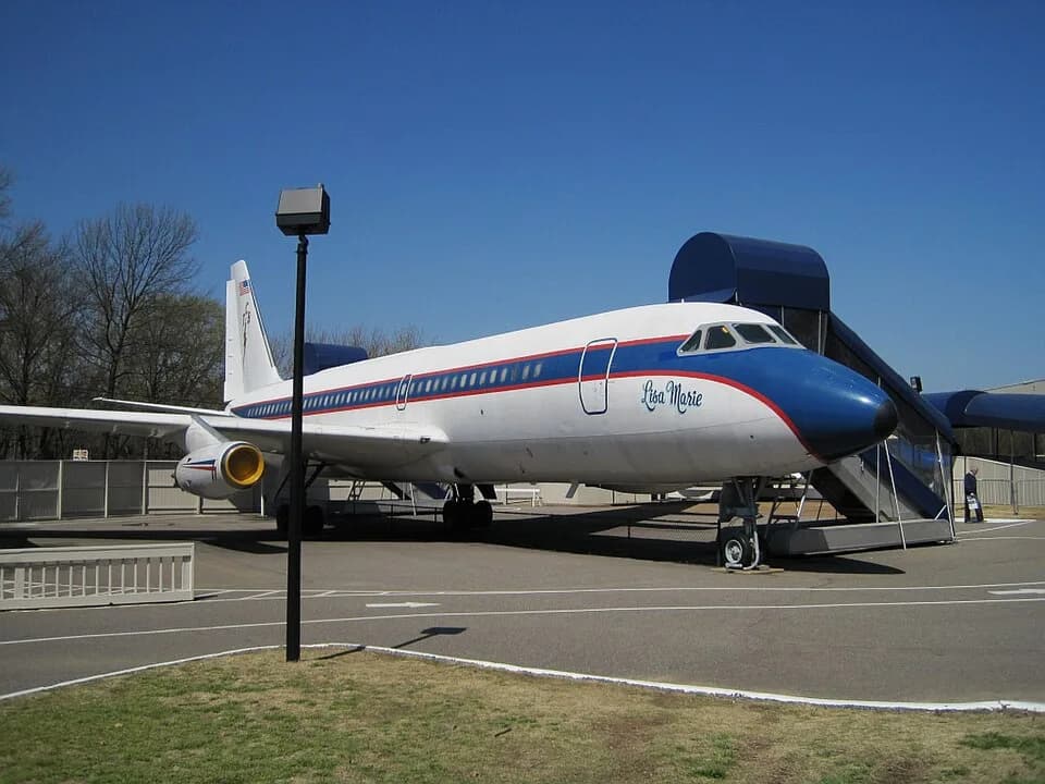Lisa Marie Presley - Elvis Presley custom plane Convair 880 "Lisa Marie" at Graceland in Memphis, Tennessee