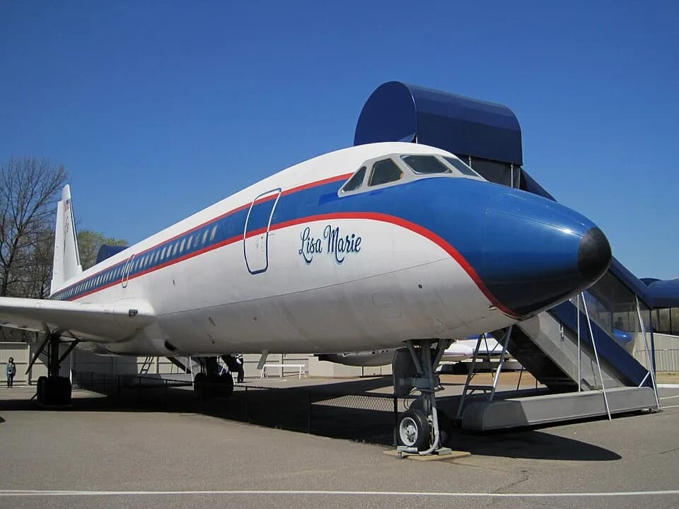 Lisa Marie Presley - Elvis Presley custom plane Convair 880 "Lisa Marie" at Graceland in Memphis, Tennessee