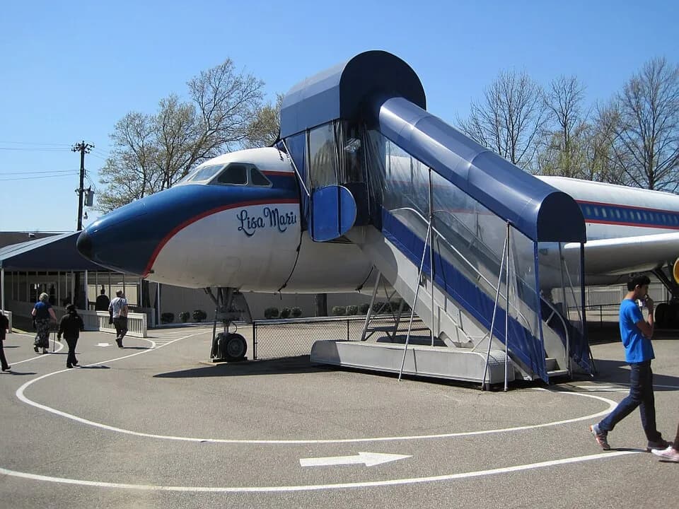 Lisa Marie Presley - Elvis Presley custom plane Convair 880 "Lisa Marie" at Graceland in Memphis, Tennessee