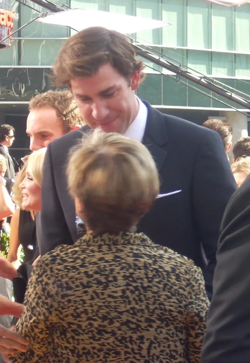 Cloris Leachman - Actress Cloris Leachman interviewing John Krasinski. 60th Primetime Emmy Awards.