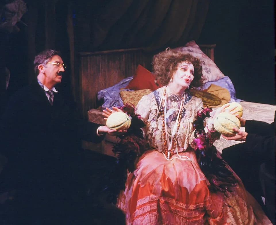Geraldine Page - Geraldine Page and Brian Clark in the Madwoman of Chaillot by the Mirror Theater Ltd