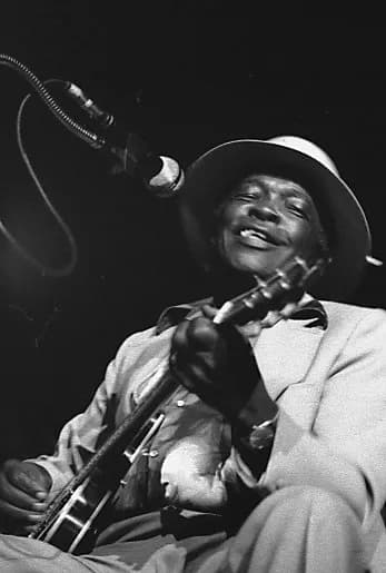 John Lee Hooker - Massey Hall, Toronto, Aug. 20, 1978  Photo by Jean-Luc Ourlin