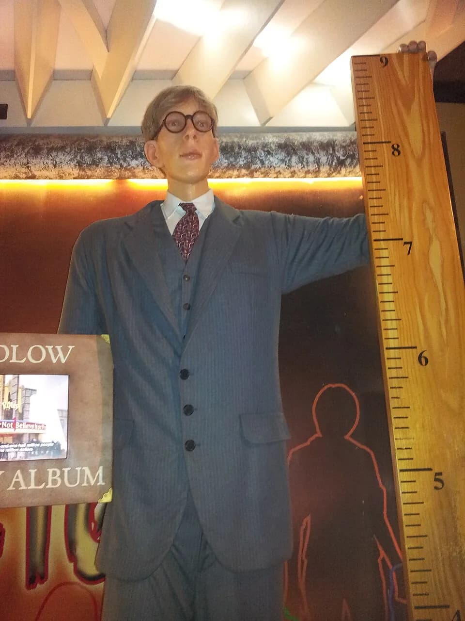 Robert Wadlow - Snap from Ripleys museum at Innovative Film city Bangalore
