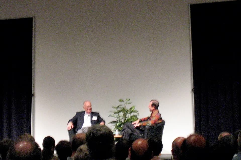 Gordon Moore - Gordon Moore and Carver Mead at Computer History Museum talk on Moore's Law