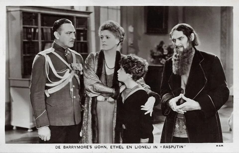 Ethel Barrymore - John Barrymore, Ethel Barrymore and Lionel Barrymore in Rasputin and the Empress