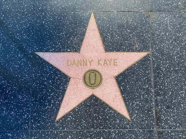 Danny Kaye - Kaye's star on the Hollywood Walk of Fame.