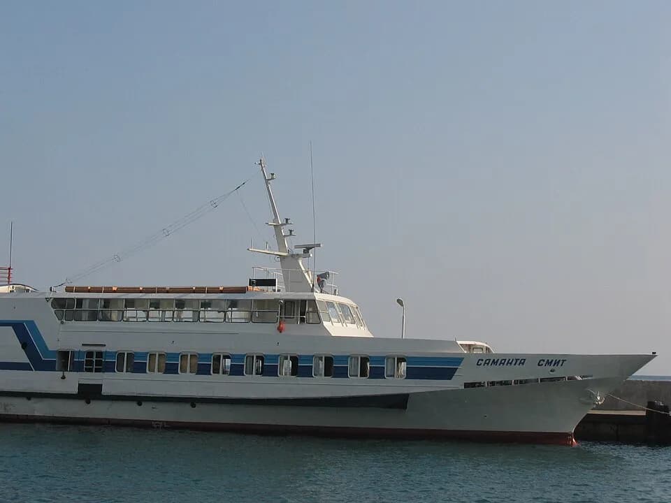 Samantha Smith - Samanta Smit, a ship in Yalta