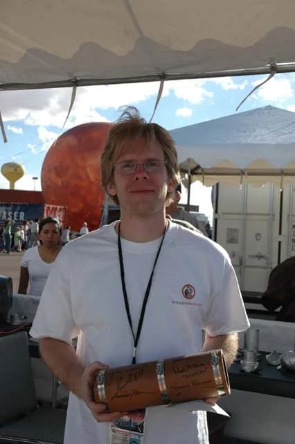 Pete Conrad - John Carmack during the X-Prize Cup 2005 in Las Cruces and Alamogordo, New Mexico.