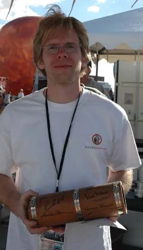 Pete Conrad - John Carmack during the X-Prize Cup 2005 in Las Cruces and Alamogordo, New Mexico.