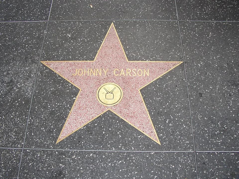 Johnny Carson - Johnny Carson's Star on the Hollywood Walk of Fame.
