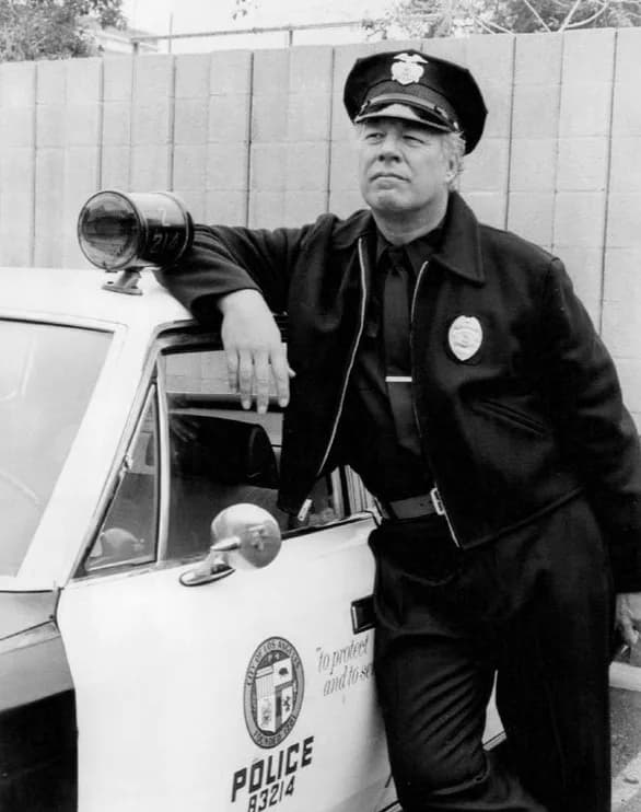 George Kennedy - Photo of George Kennedy as Bumper Morgan from the television program The Blue Knight.