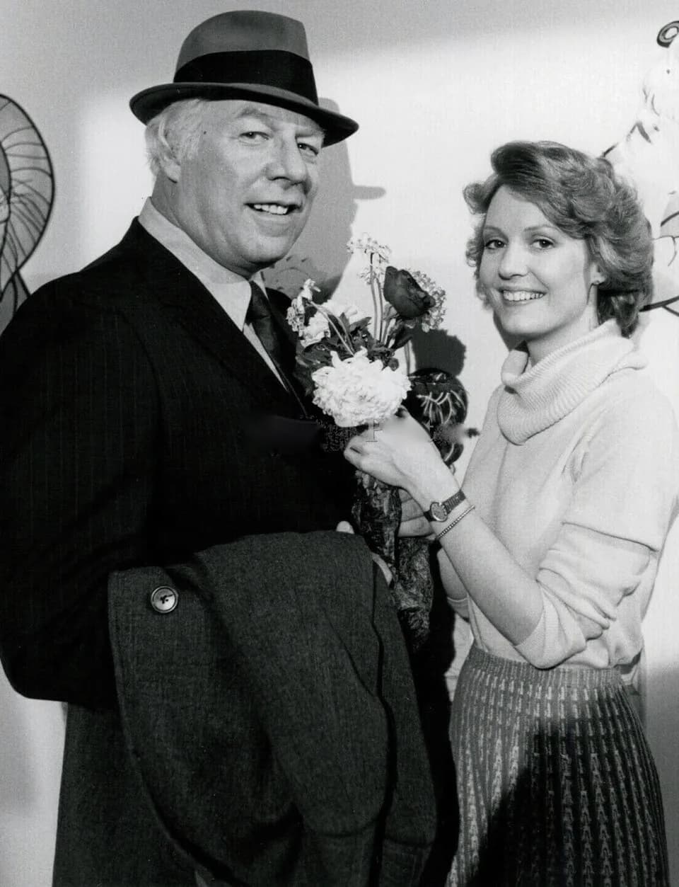 George Kennedy - Anne Schedeen and George Kennedy (1979) publicity still.