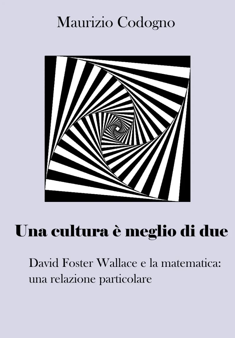 David Foster Wallace - Copertina per Una cultura è meglio di due