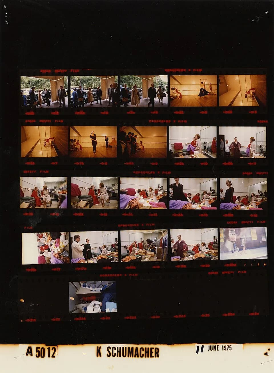Martha Graham - The photo contact sheet, identified as A5012 by the White House Photographic Office (WHPO), is housed at the Gerald R. Ford Presidential Library, a branch of the National Archives and 