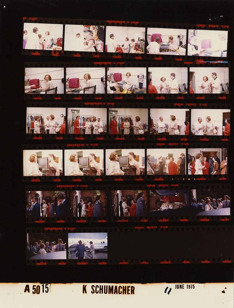 Martha Graham - The photo contact sheet, identified as A5015 by the White House Photographic Office (WHPO), is housed at the Gerald R. Ford Presidential Library, a branch of the National Archives and 