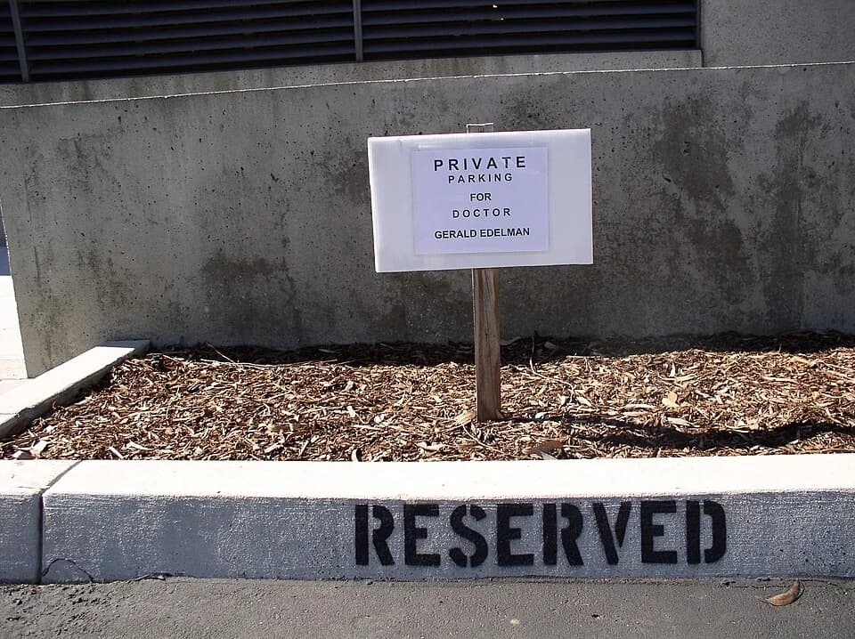 Gerald Edelman - Private Parking For Dr Gerald Edelman in Neurosciences Institute