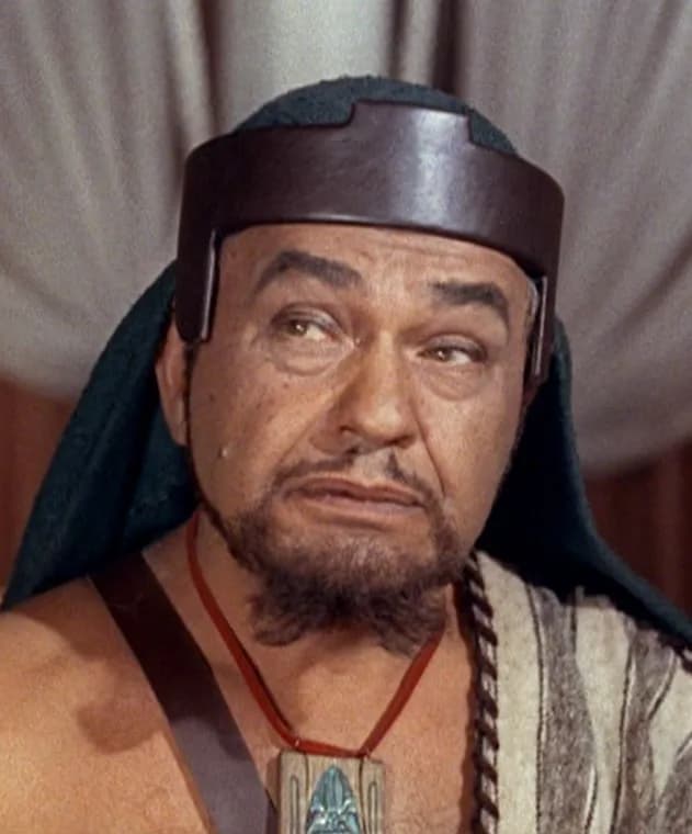 Edward G. Robinson - Cropped screenshot of Edward G. Robinson from the trailer for the film The Ten Commandments.