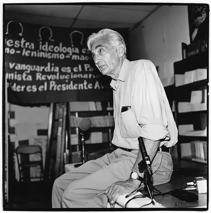 Howard Zinn - Pathfinder book store, Los Angeles, CA