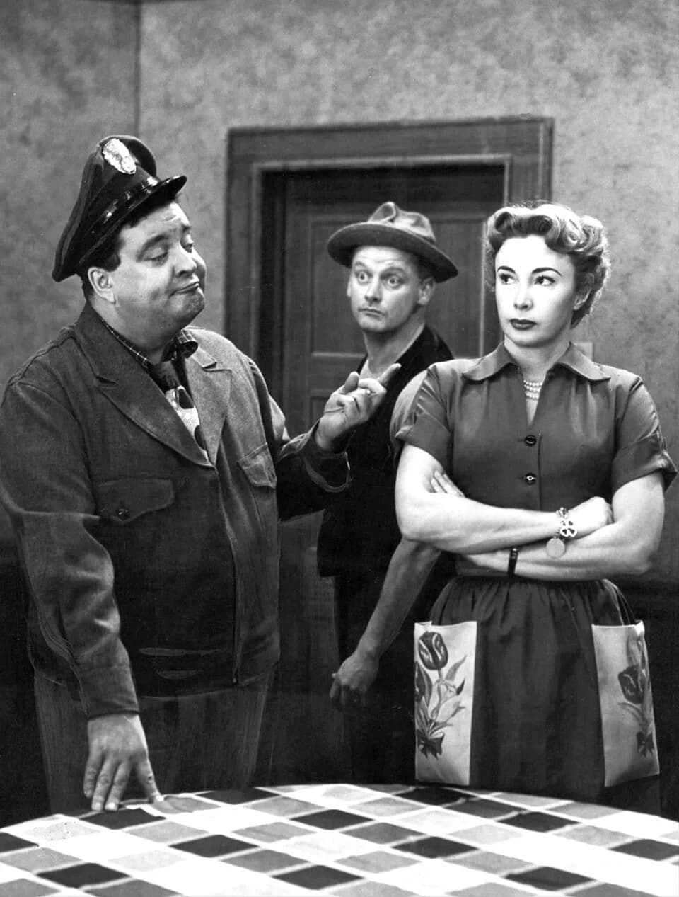 Art Carney - Publicity photo of Jackie Gleason, Art Carney, and Audrey Meadows in The Honeymooners.