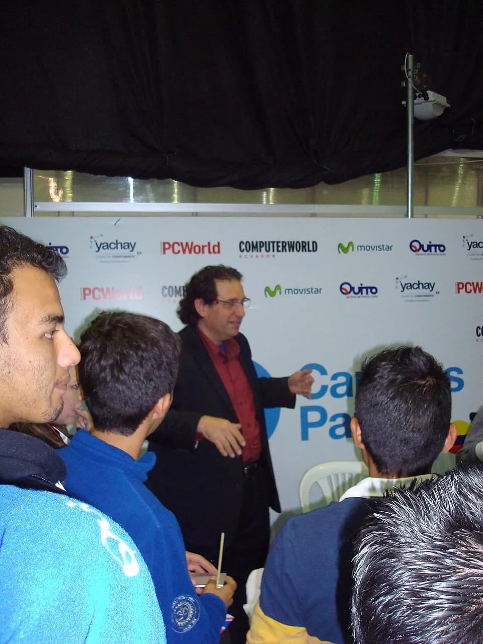 Kevin Mitnick - Wikimedians of Ecuador at Campus Party Quito 2013