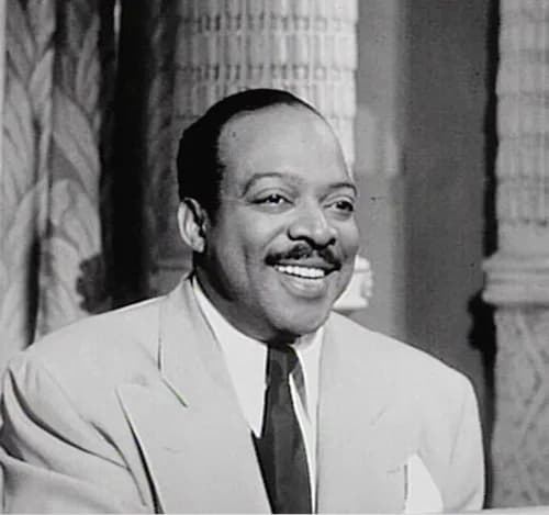 Count Basie - This is a screen capture of Count Basie at the piano from the movie "Rhythm and Blues Revue".