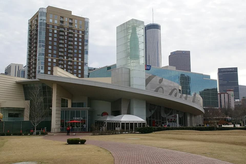John Pemberton - World of Coca Cola Museum at the centennial Olympic Park in Atlanta, Georgia, USA
