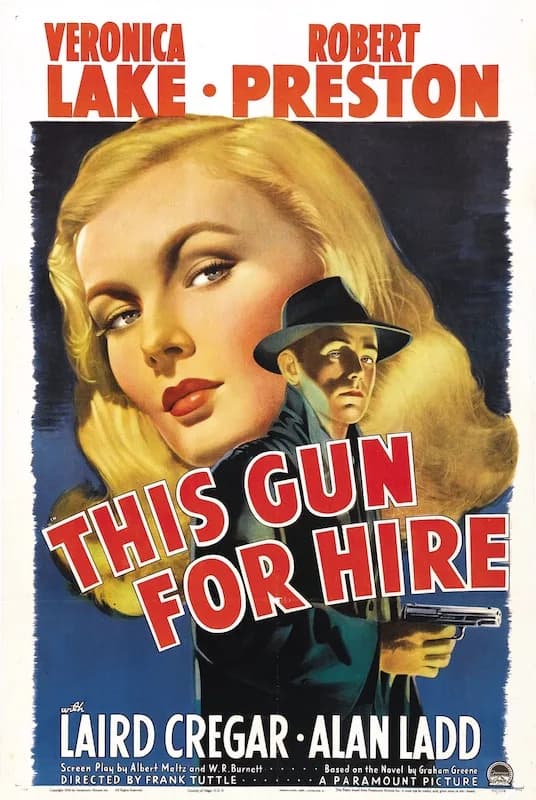 Veronica Lake - This Gun For Hire movie poster