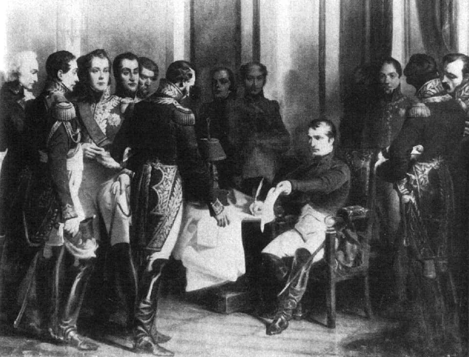 Michel Ney - Napoléon Bonaparte's abdication