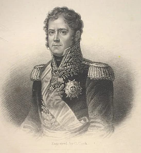 Michel Ney - Marshal Michel Ney, Duke of Elchingen, Prince of Moscow //Engraved by C. Cook. // BLACKIE &amp; SON, GLASGOW, EDINBURGH &amp; LONDON.