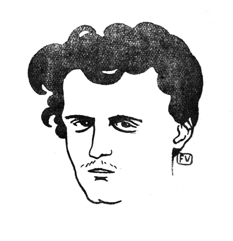 Comte de Lautréamont - Imaginatives Porträt des Dichters Lautréamont (Isidore Ducasse)