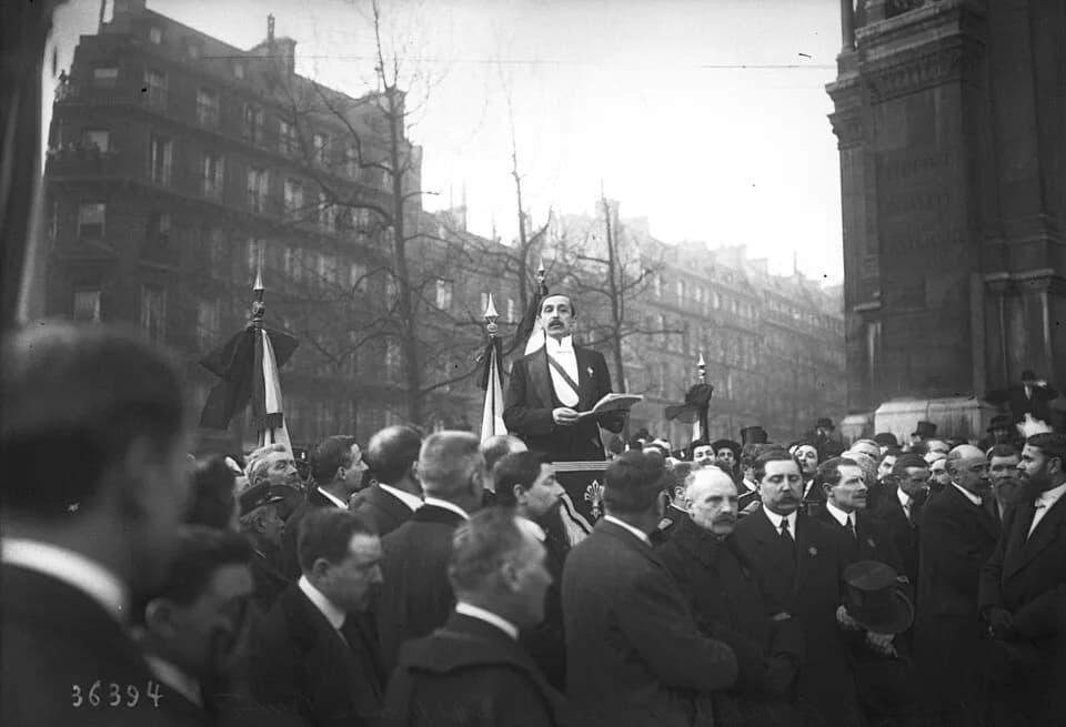 Maurice Barrès - Discours de Maurice Barrès aux obsèques de Mr Paul Déroulède le 3 février 1914.