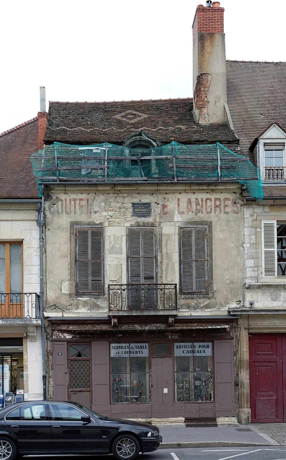 Jacques Bénigne Bossuet - Maison natale de Jacques-Bénigne Bossuet, 18 place Bossuet à Dijon (Côte d'Or, Bourgogne, France)