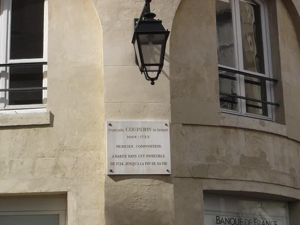 François Couperin - Immeuble ou vécut François Couperin - Rue Radziwill - Paris, Ier arrondissement