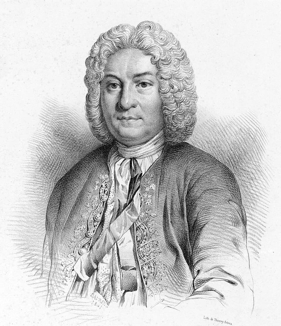 François Couperin - Depicted person:  François Couperin