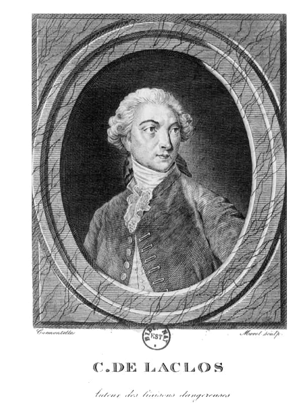 Pierre Choderlos de Laclos - Pierre Choderlos de Laclos, auteur des Liaisons dangereuses, estampe, Paris , circa 1782-1799.