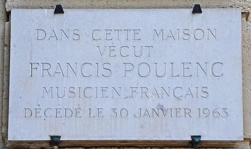 Francis Poulenc - Read about him here: en.wikipedia.org/wiki/Francis_Poulenc