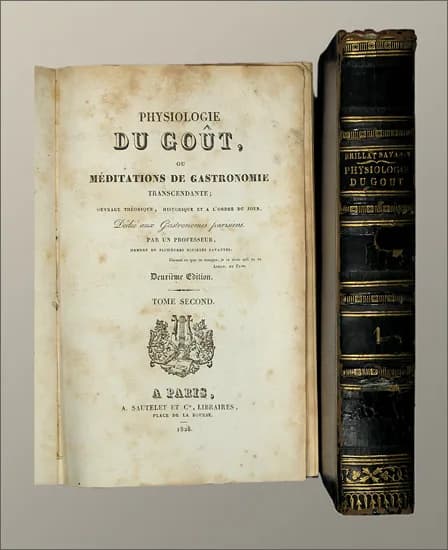 Jean Anthelme Brillat-Savarin - livre relié et ouvert