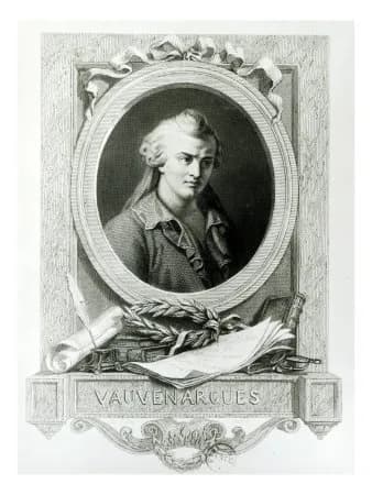 Luc de Clapiers, marquis de Vauvenargues - Portrait of Luc de Clapiers, marquis de Vauvenargues