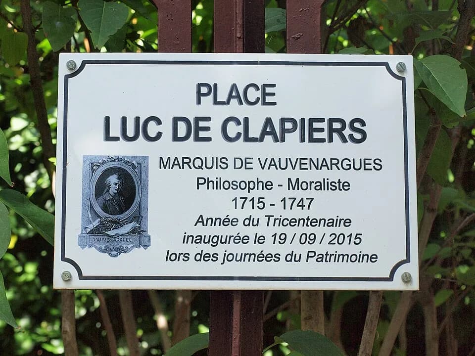 Luc de Clapiers, marquis de Vauvenargues - Vauvenargues (Bouches-du-Rhône, France)