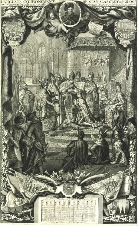 Stanisław Leszczyński - Coronation of Stanislas I Leszczyński in 1705