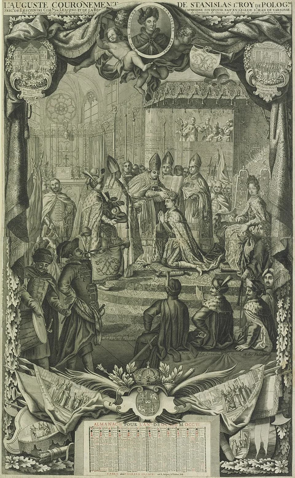 Stanisław Leszczyński - Coronation of Stanislas I Leszczyński in 1705