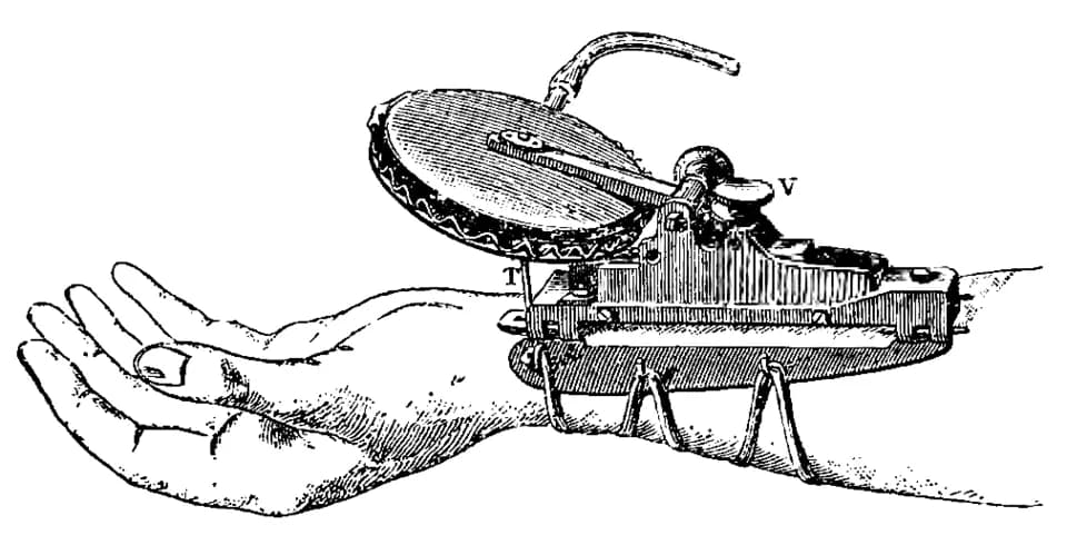 Alfred Binet - Sphygmographe à transmission de Marey