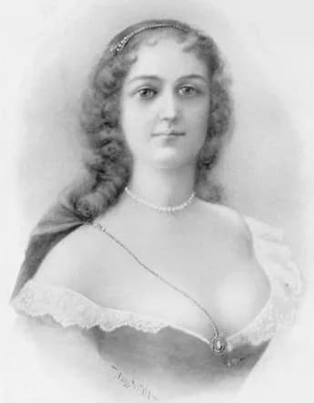 Ninon de Lenclos - Cropped and flipped picture from a lithograph of N.Lenclos, orignal publised in 1903