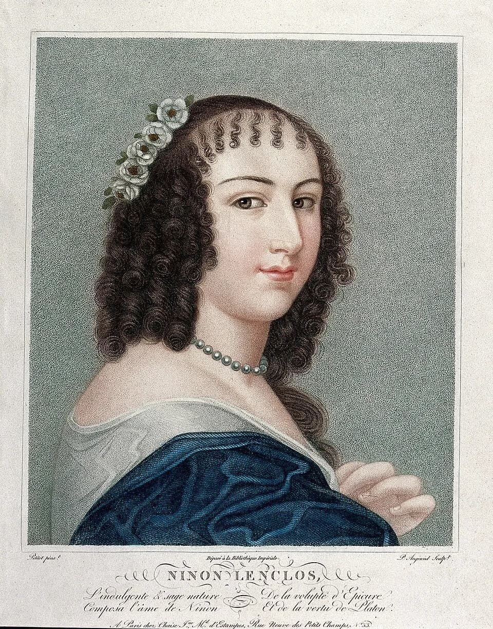 Ninon de Lenclos - A portrait of a woman who possesses many attributes. Engraving by P. Augrand after J. Petitot.

Iconographic Collections