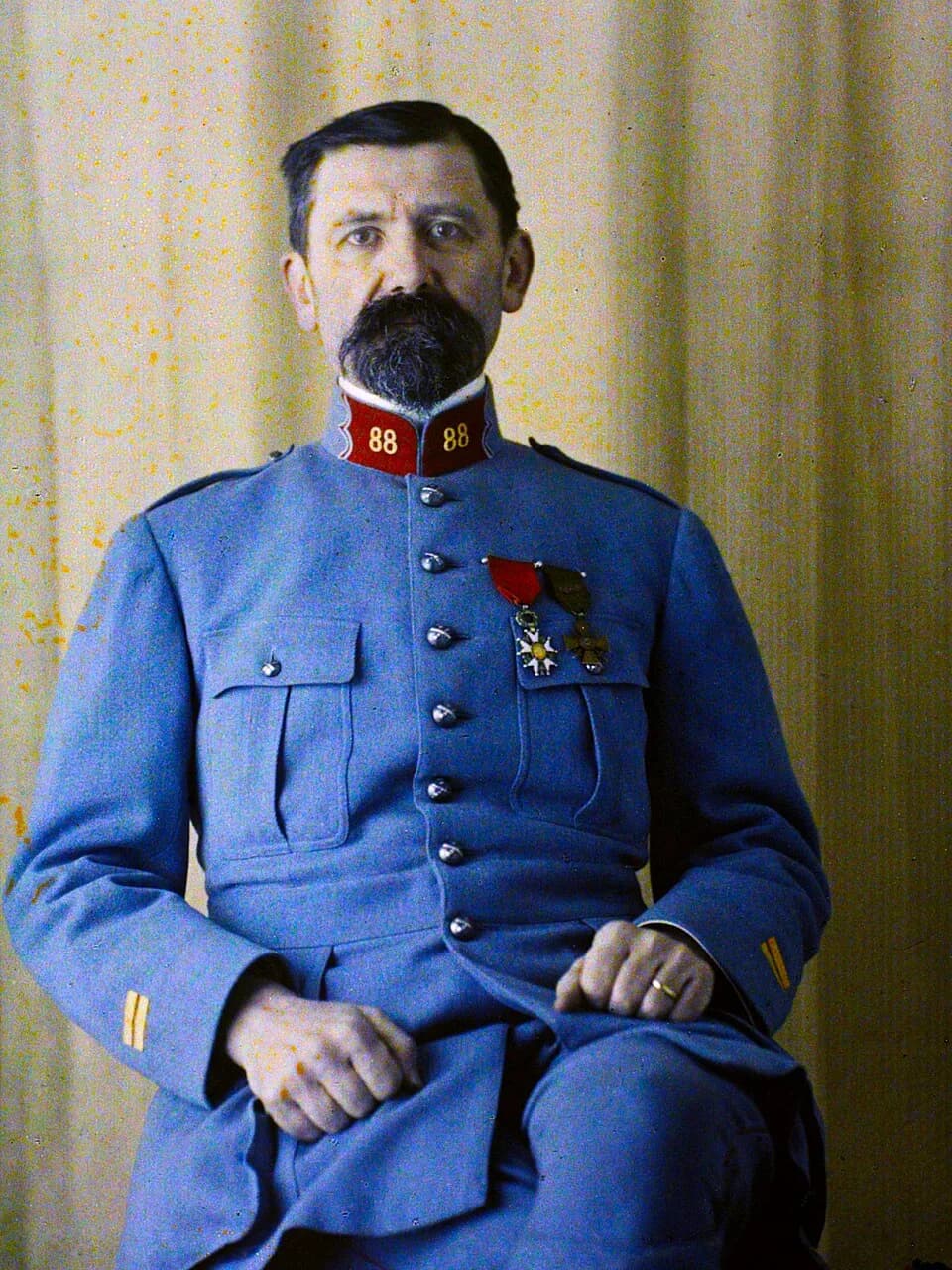 Émile Borel - Autochrome: "France , Boulogne , Mr Borel"