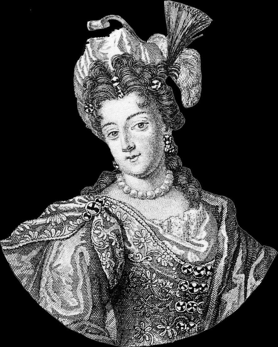 Madeleine de Scudéry - Madeleine de Scudéry, anonymous 18th century engraving after a 1650s painting