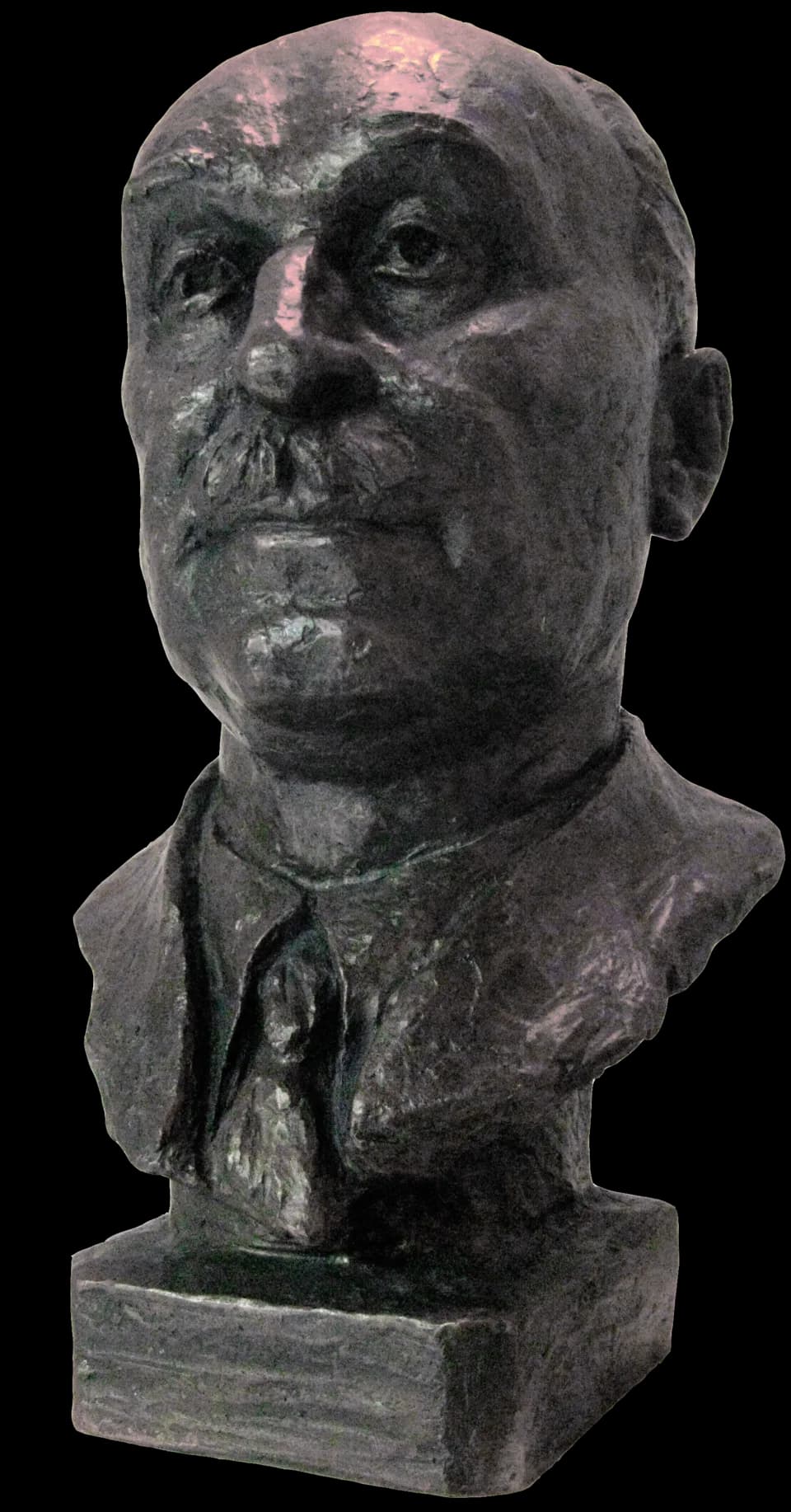 Jean Monnet - Bust of Jean Monnet in the Peace Palace (home of the UN International Criminal Court) in the Hague, Netherlands