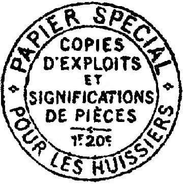 Alfred Jarry - Sello del agente judicial Panmuphle, presente en el libro "Gestas y opiniones del Doctor Faustroll, patafísico"