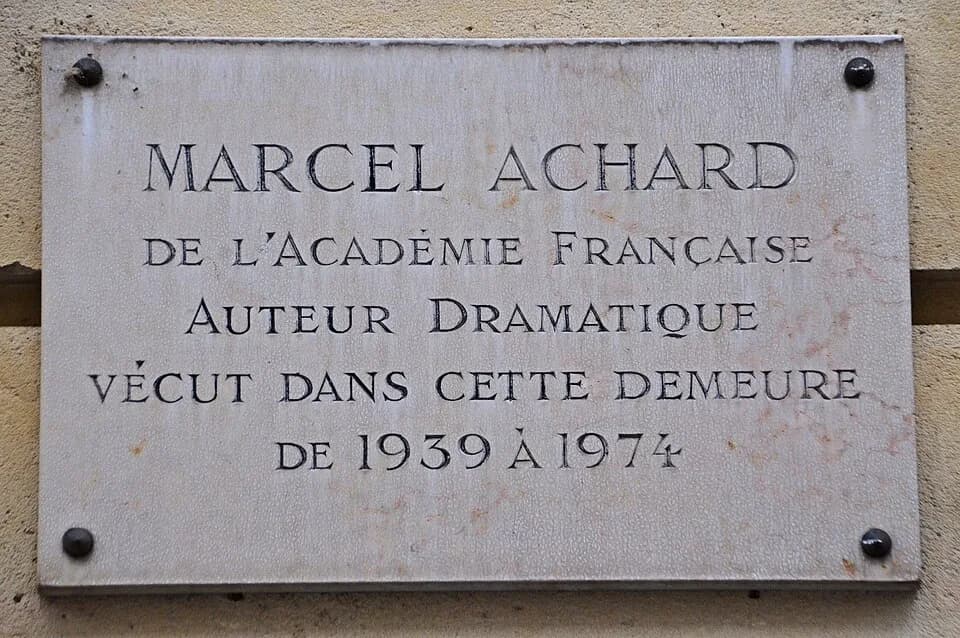 Marcel Achard - Read more about him here: en.wikipedia.org/wiki/Marcel_Achard