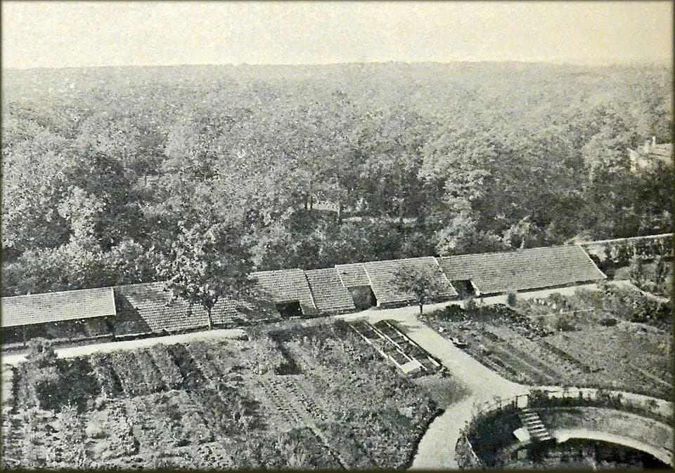 Marcellin Berthelot - Photo légendée "Vue générale du champ d'expériences de Meudon "Photo ancienne, extraite d'un article de la revue française "Revue illustrée" (Tome relié 1902), portant sur Pierre